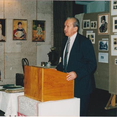 Виступ Ігоря Жилінського, 13&nbsp;жовтня 2003&nbsp;р. Фото: З.&nbsp;Заболотної