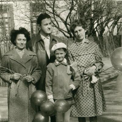 Ігор Жилінський з донькою Іриною, 1960-ті&nbsp;рр.