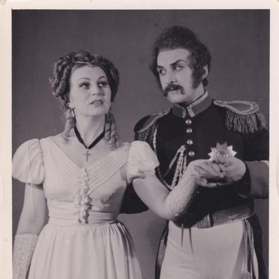 І. Жилінський в ролі пана Енгельгардта, вистава «Світанок», 1964 рік