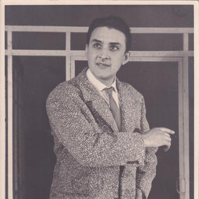 І. Жилінський в ролі Шалковського, вистава «Бездоганна репутація», 1963 рік