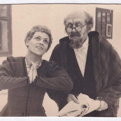 Ігор Жилінський в ролі скептика, вистава «Кремлівські куранти», 1957 рік.