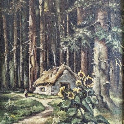«Хата лісника», 55x40 см, олія, полотно