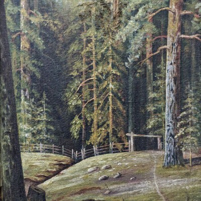 Без назви, 50x28 см, олія, картон