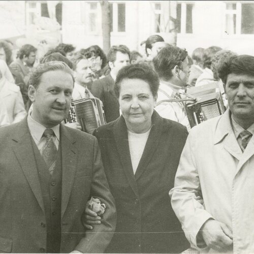 Демонстрація 1 травня 1984 року. І. Жилінський ліворуч