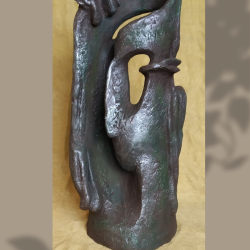 1. Скульптурна композиція «...З горіха зерня...», теракот, h 43 см