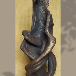 36. Скульптурна композиція «Свердловина», теракот, h 44 см