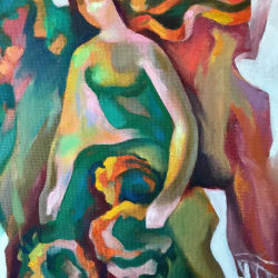 19. «На Івана Купала», ДВП, олія, 2018 р., 70/56, фото з архіву М. Сівака